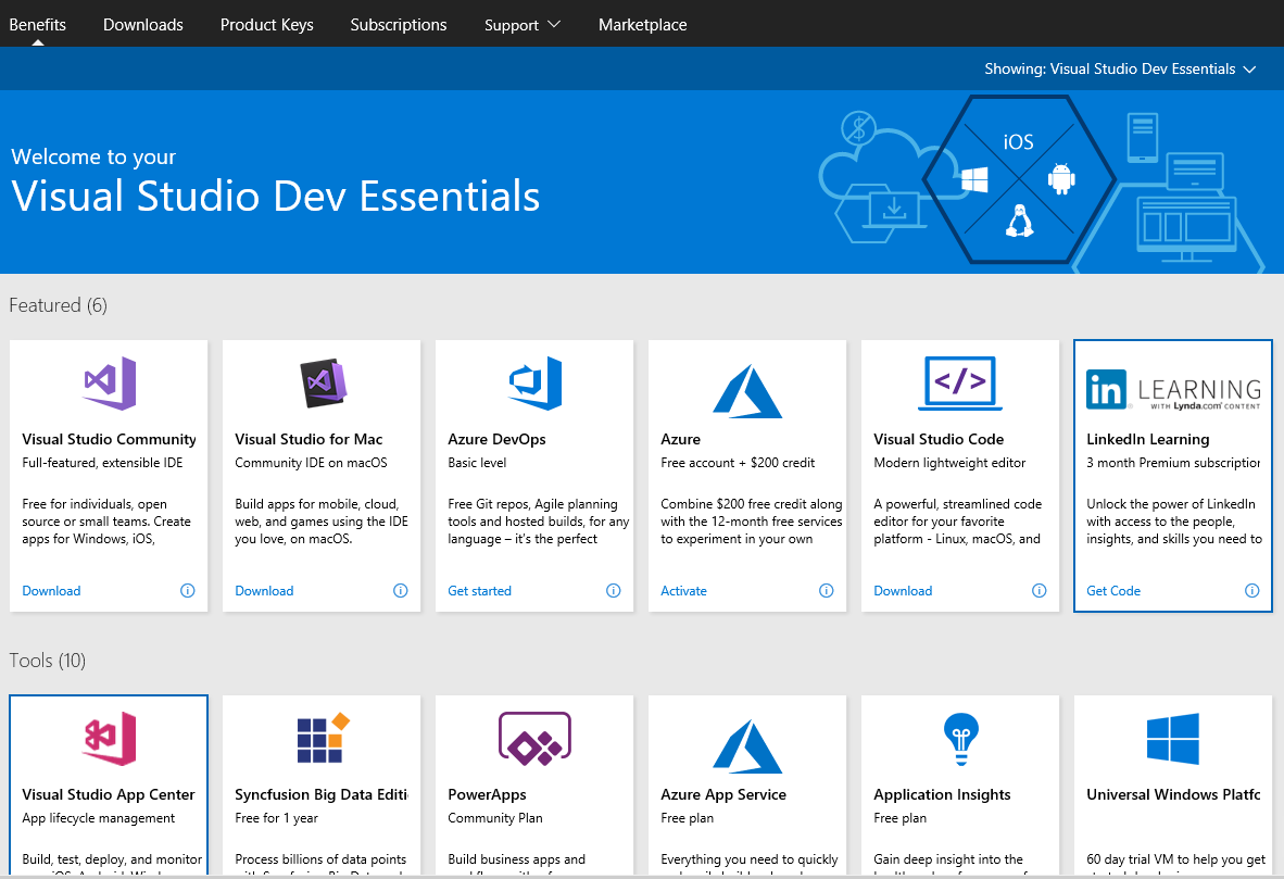 Take access. Visual Studio Dev Essentials. Программисты Майкрософт. Visual Studio Xamarin IOS. Application Insights Tools for Visual Studio 2015.